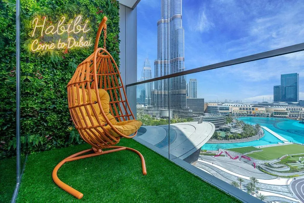Apartman 4Min To Dubai Mall - Pool Access - King Bed Egyesült Arab Emírségek
