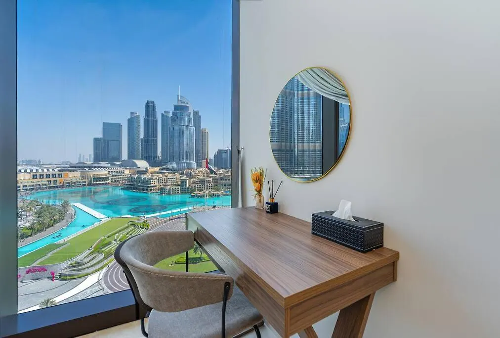 4Min To Dubai Mall - Pool Access - King Bed