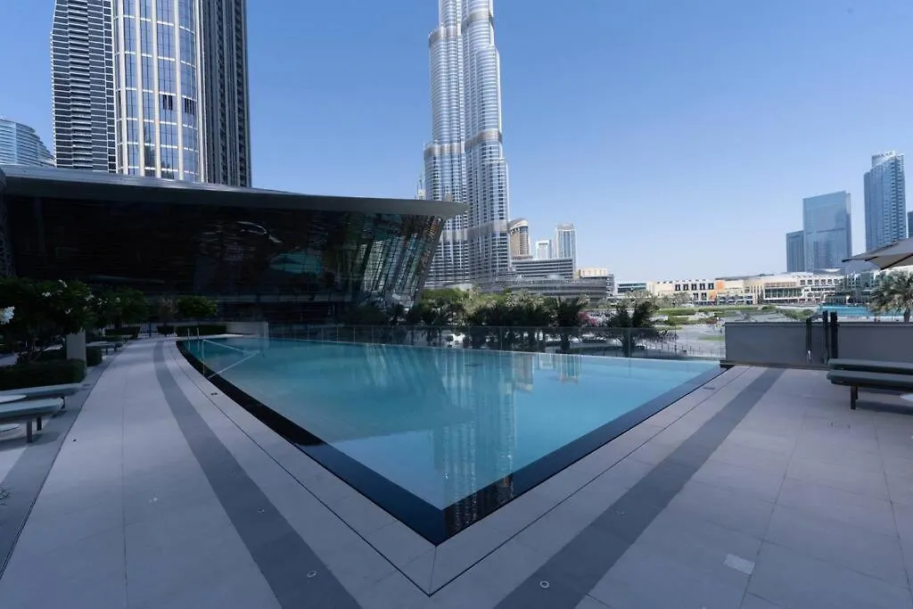 Apartman 4Min To Dubai Mall - Pool Access - King Bed