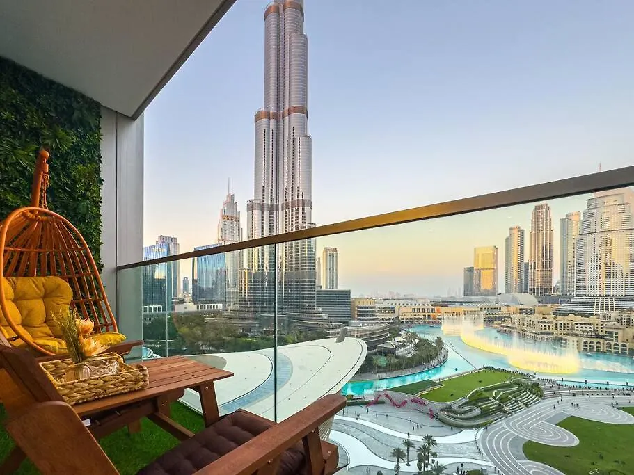 4Min To Dubai Mall - Pool Access - King Bed