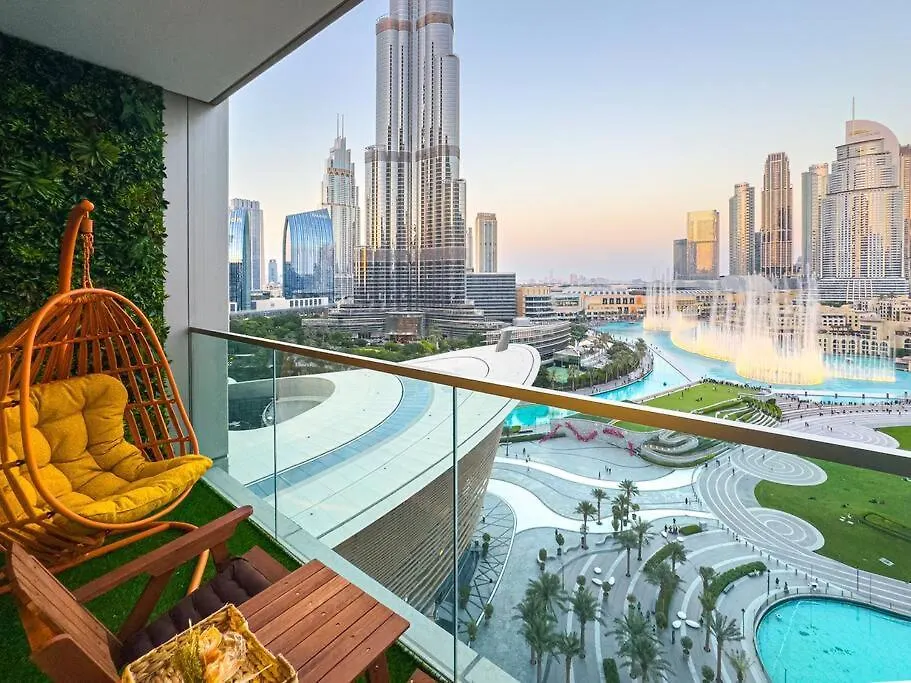 Apartment 4Min To Dubai Mall - Pool Access - King Bed