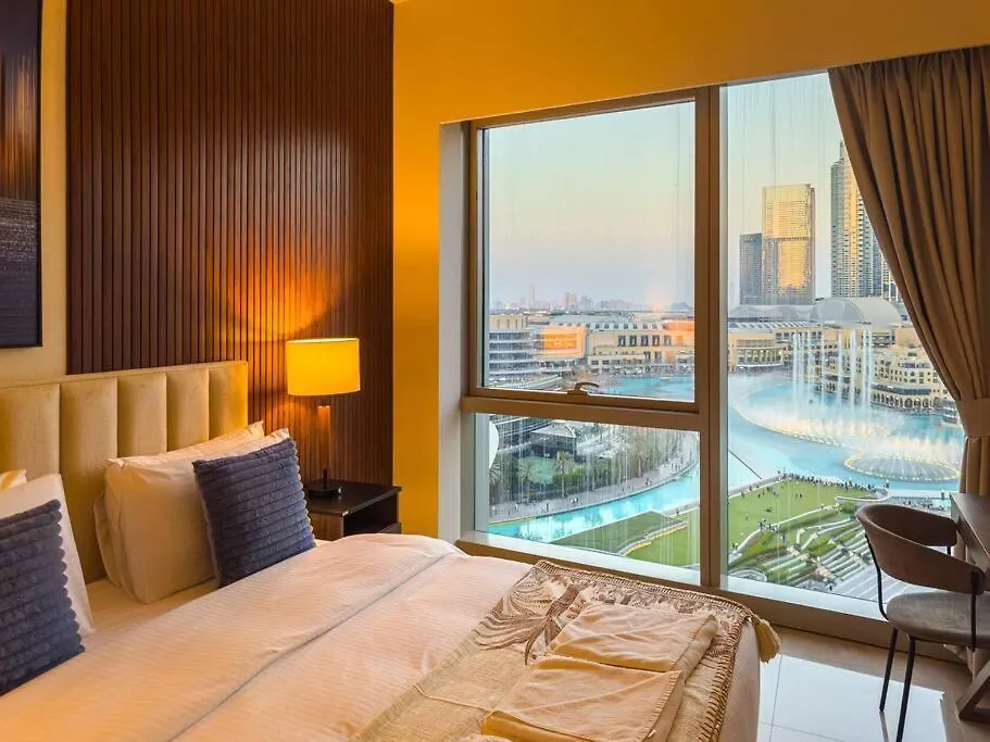 Apartment 4Min To Dubai Mall - Pool Access - King Bed