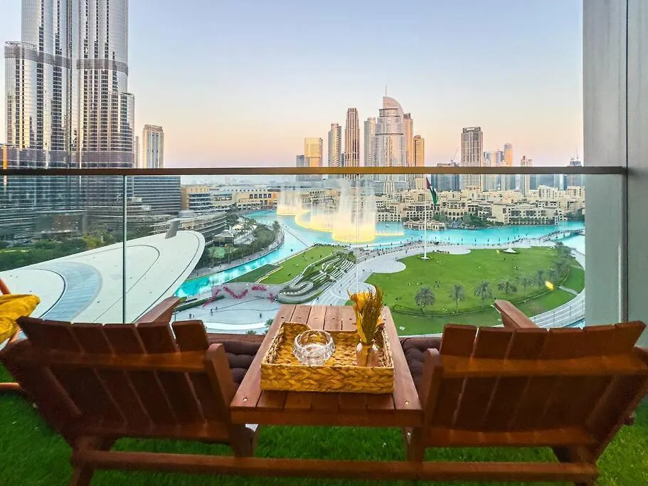 4Min To Dubai Mall - Pool Access - King Bed Apartment