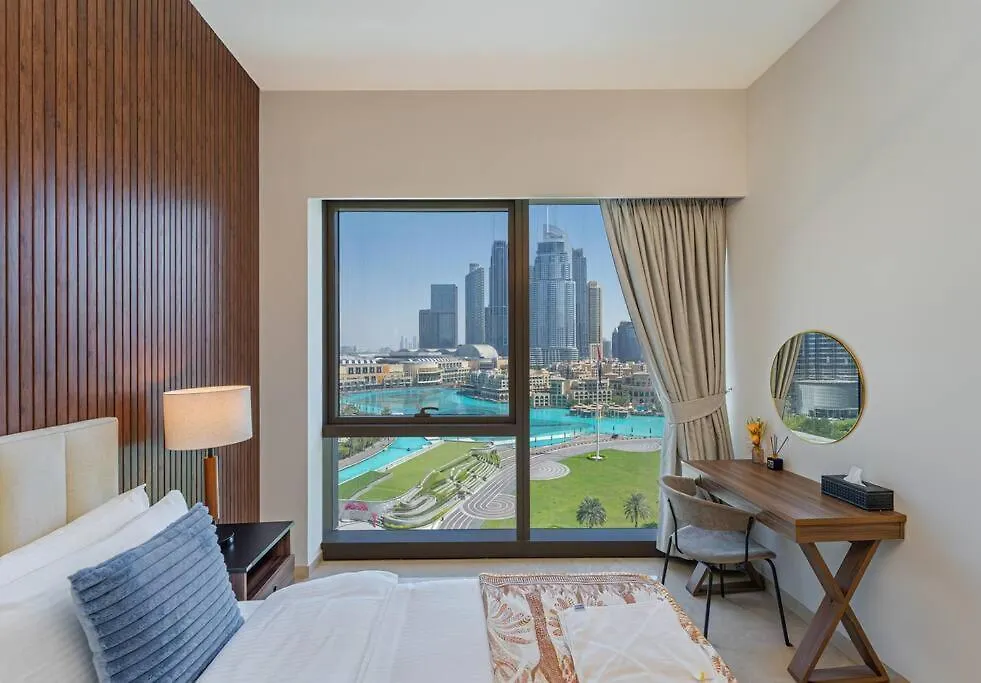 4Min To Dubai Mall - Pool Access - King Bed