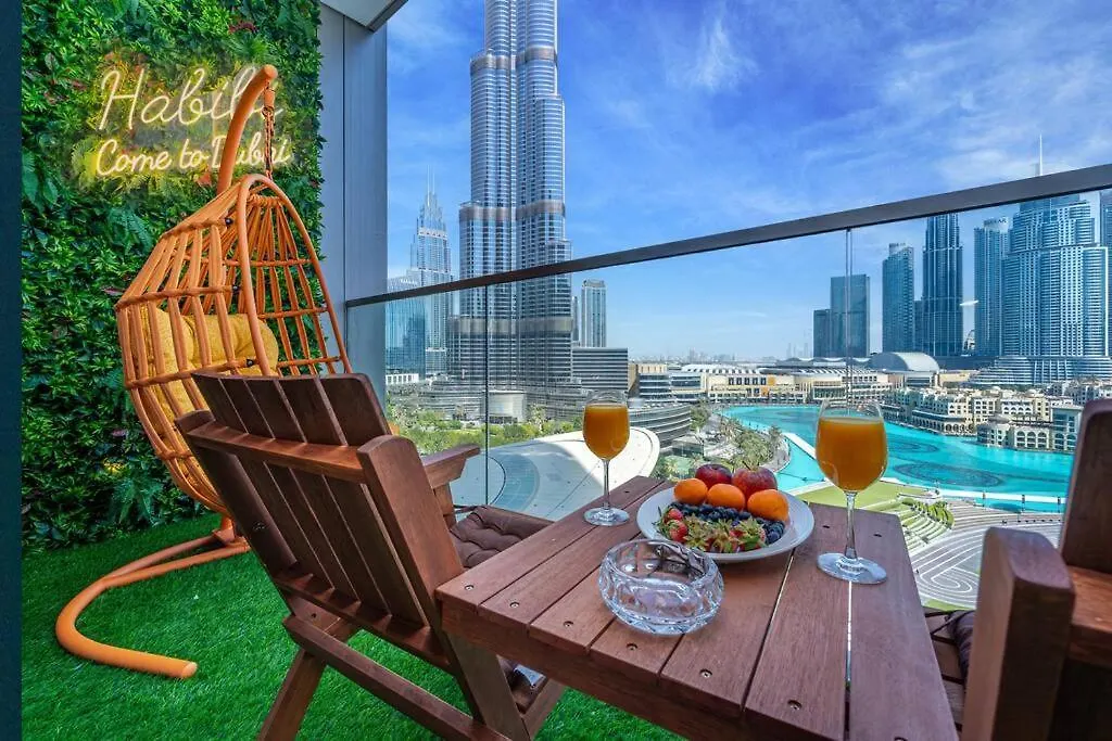 Apartment 4Min To Dubai Mall - Pool Access - King Bed